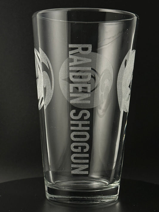 Raiden Shogun - Engraved Glass