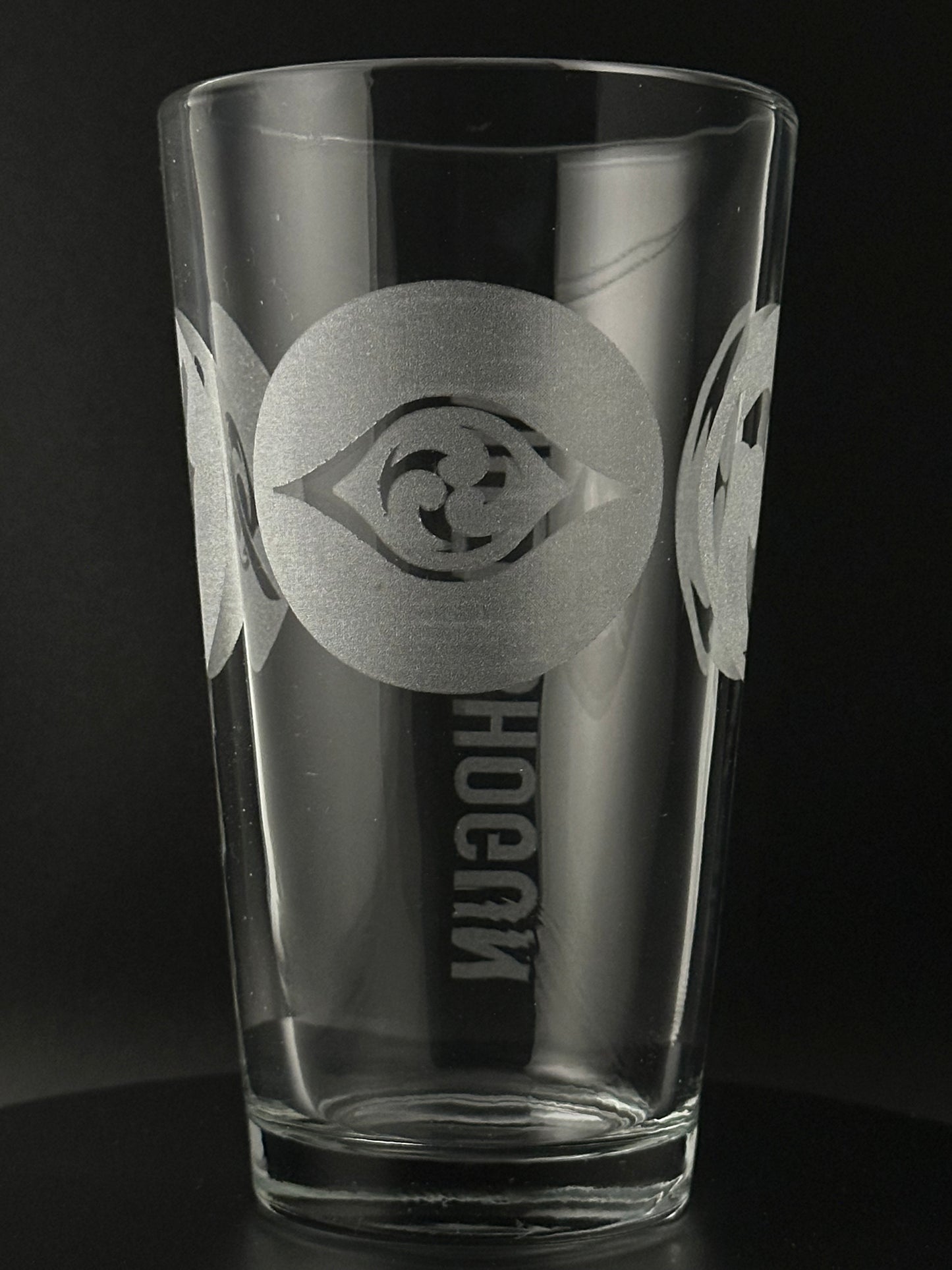 Raiden Shogun - Engraved Glass