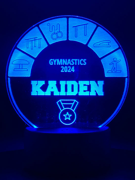 Gymnastics LED Sign - Personalized