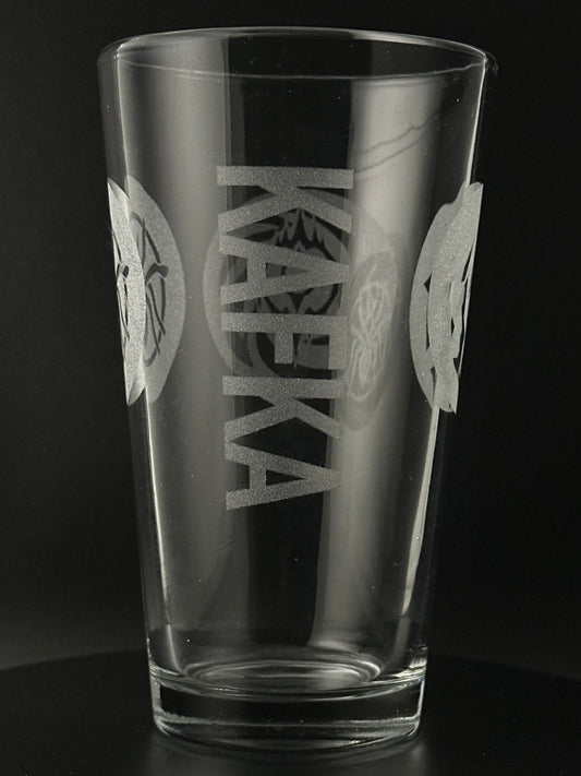 Kafka - Engraved Glass